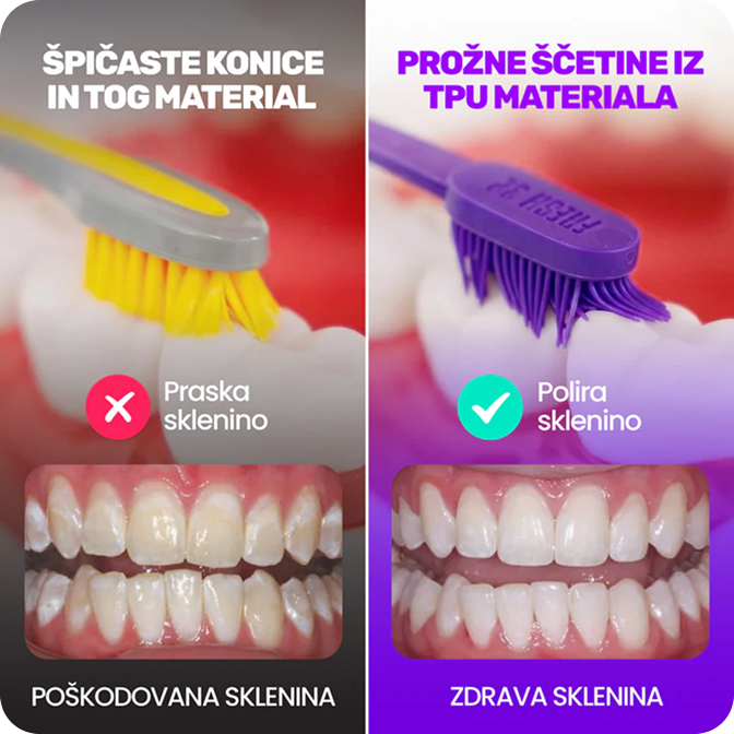 Najlon praska sklenino