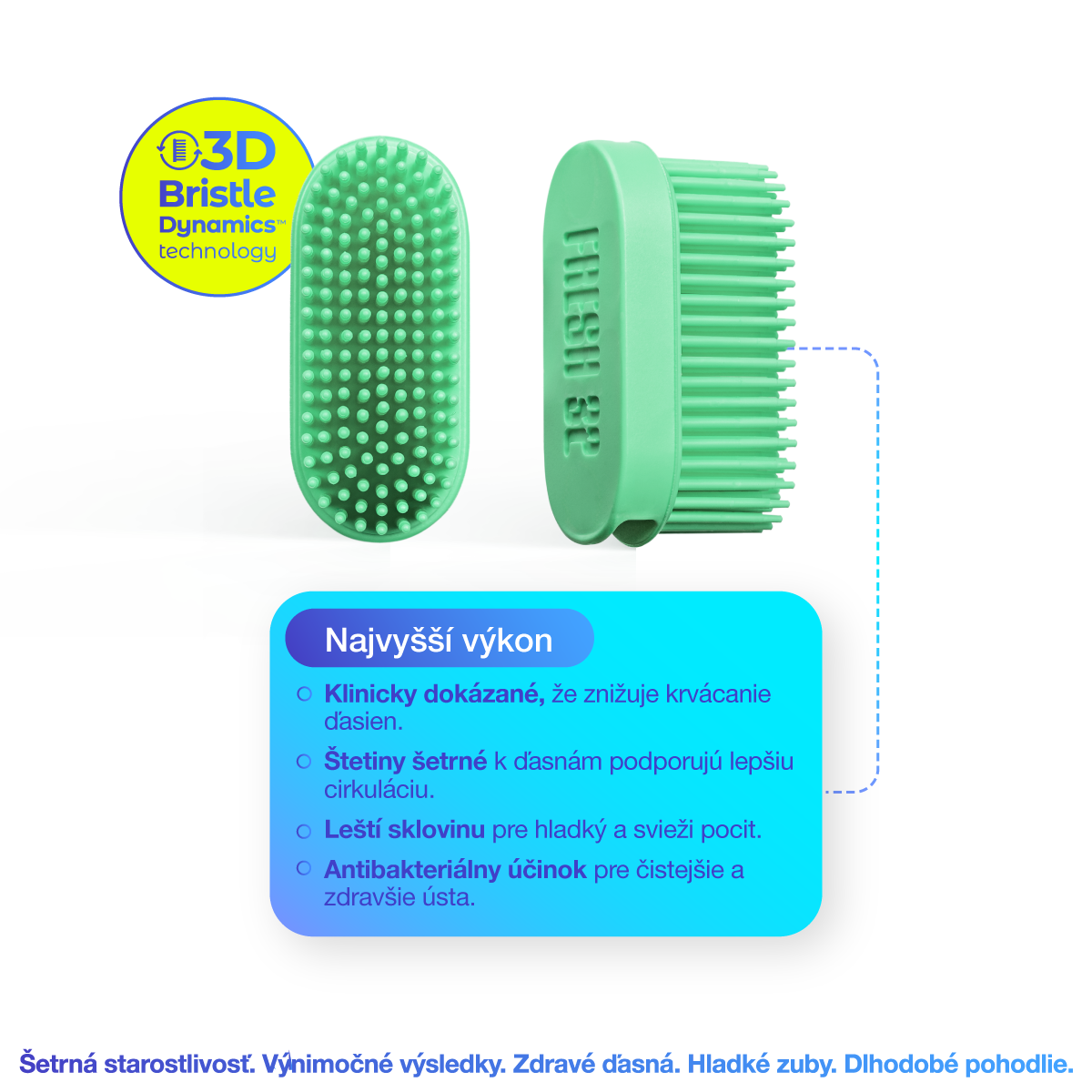 3D Bristle Dynamics™ glave