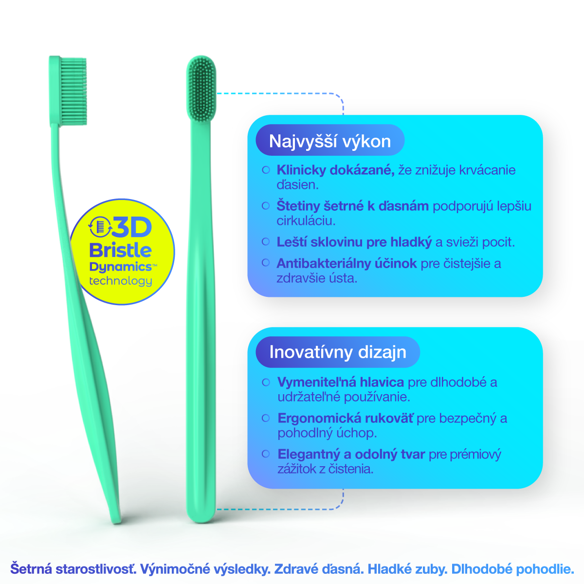 3D Bristle Dynamics™ toothbrush